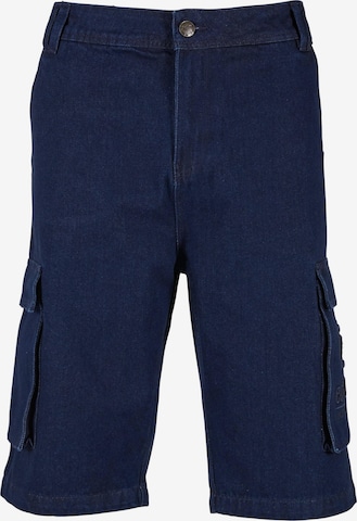 Ecko Unlimited Regular Cargo jeans in Blue: front