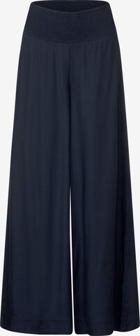 CECIL Wide leg Pants in Blue: front