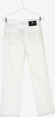 Trussardi Jeans Hose S in Weiß