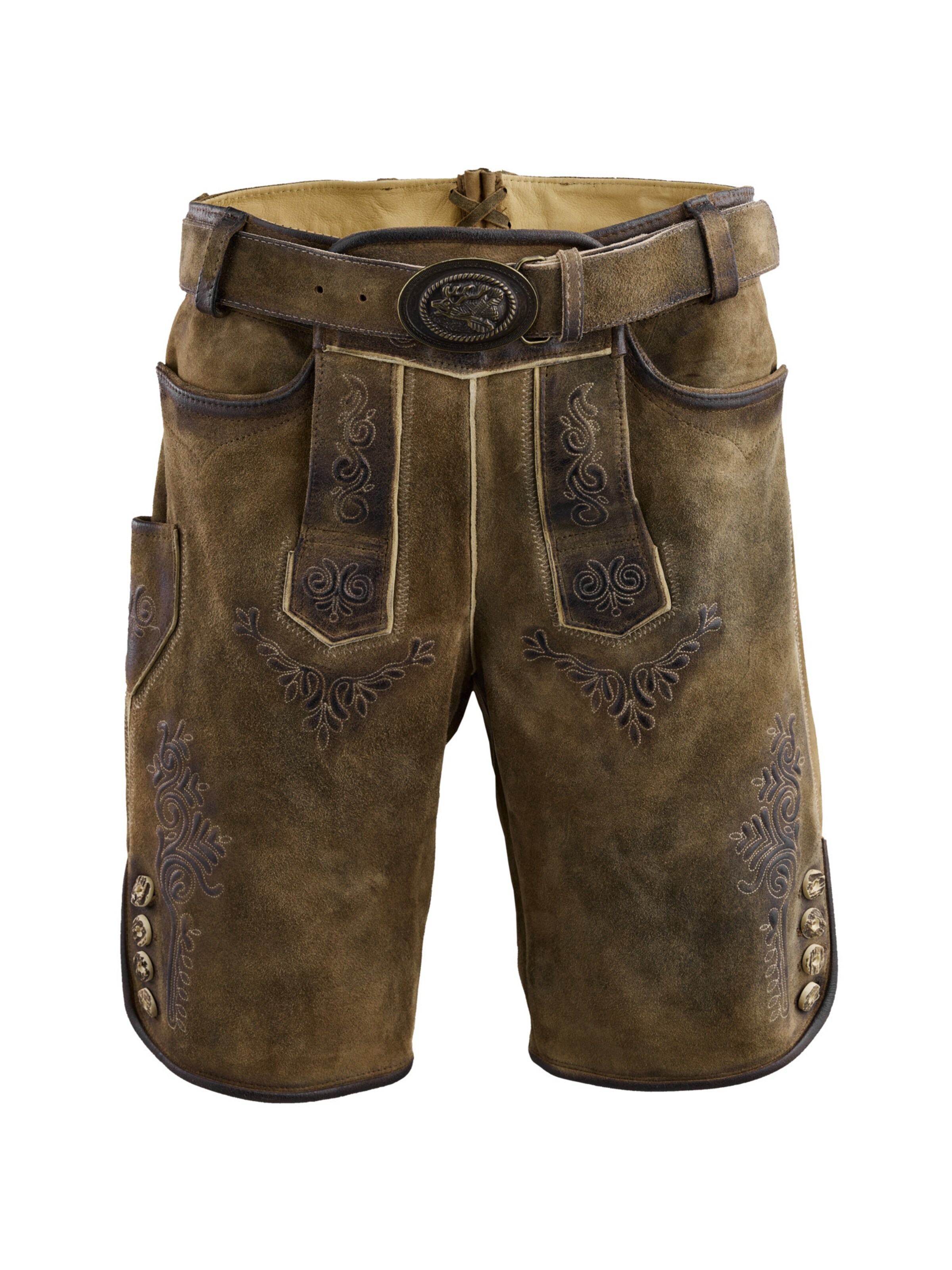 Country Maddox Regular Traditional Pants 'Rolli' in Brown: front