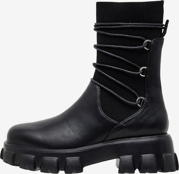 Bottes Bianco en noir : devant