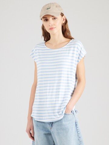 Hailys - Camiseta 'Em44ma' en azul: frente