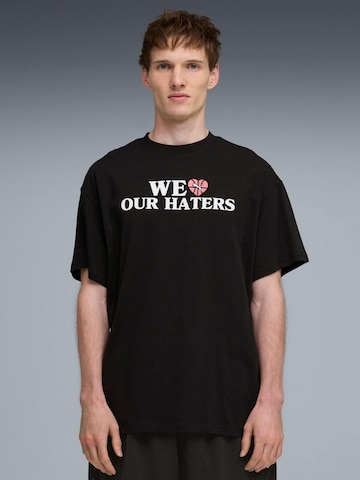 PUMA Shirt 'Puma Out The Mail Tee' in Zwart