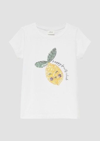 T-Shirt s.Oliver en blanc