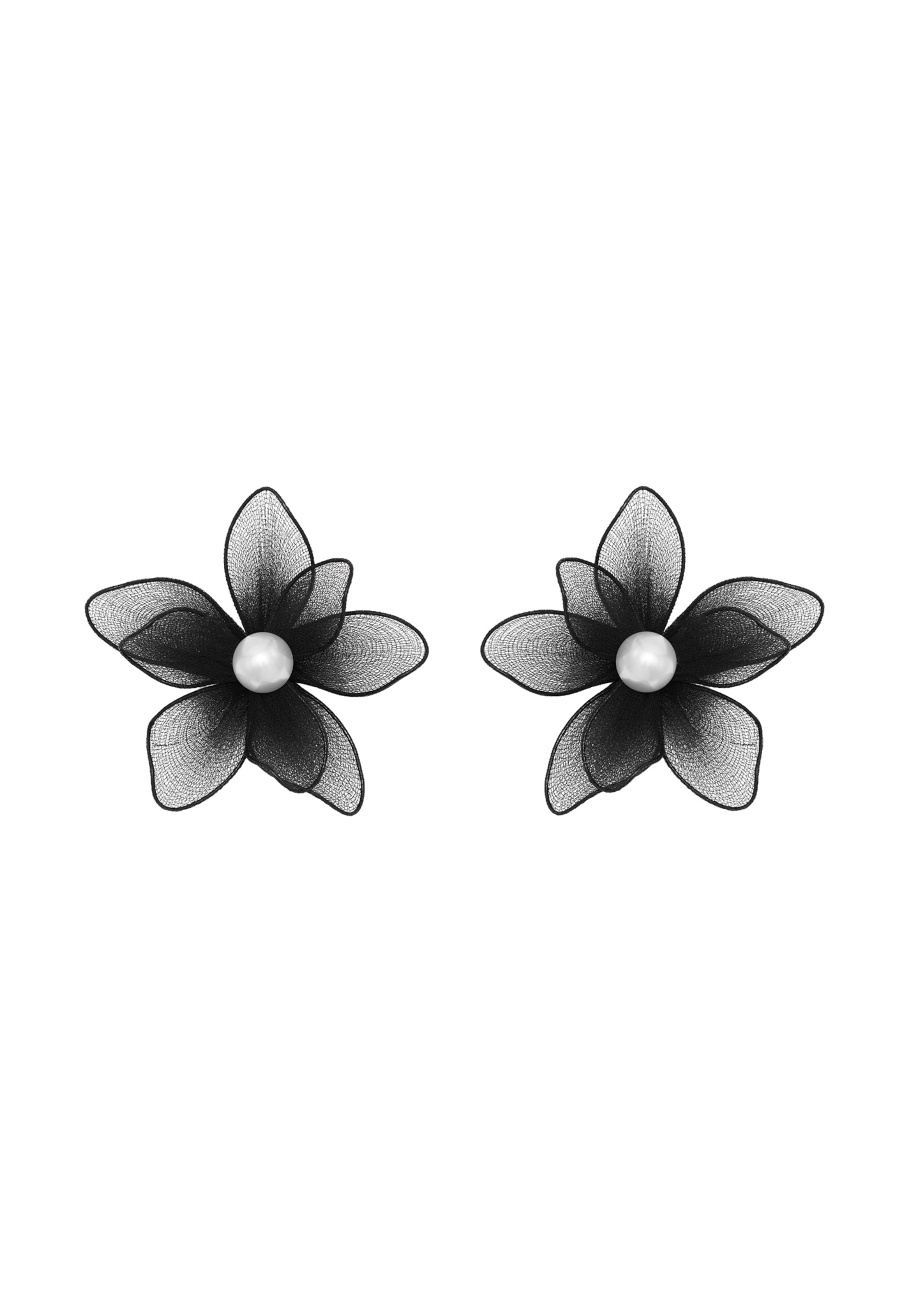 faina - Pendientes en negro: frente