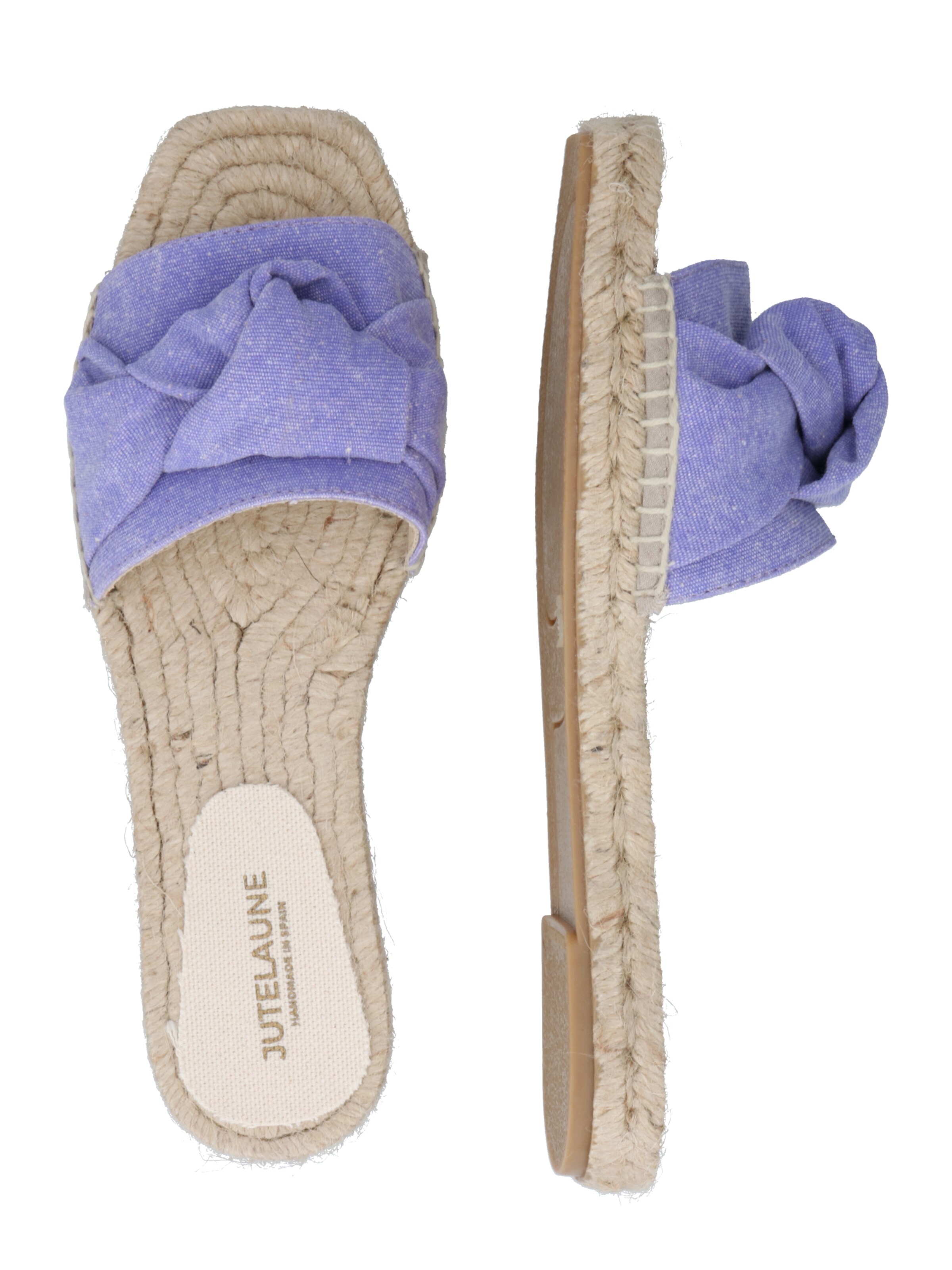JUTELAUNE Mules in Purple
