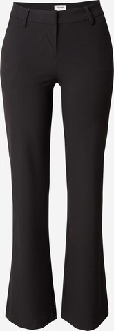 WEEKDAY Bootcut Hose 'Kate' in Schwarz: predná strana