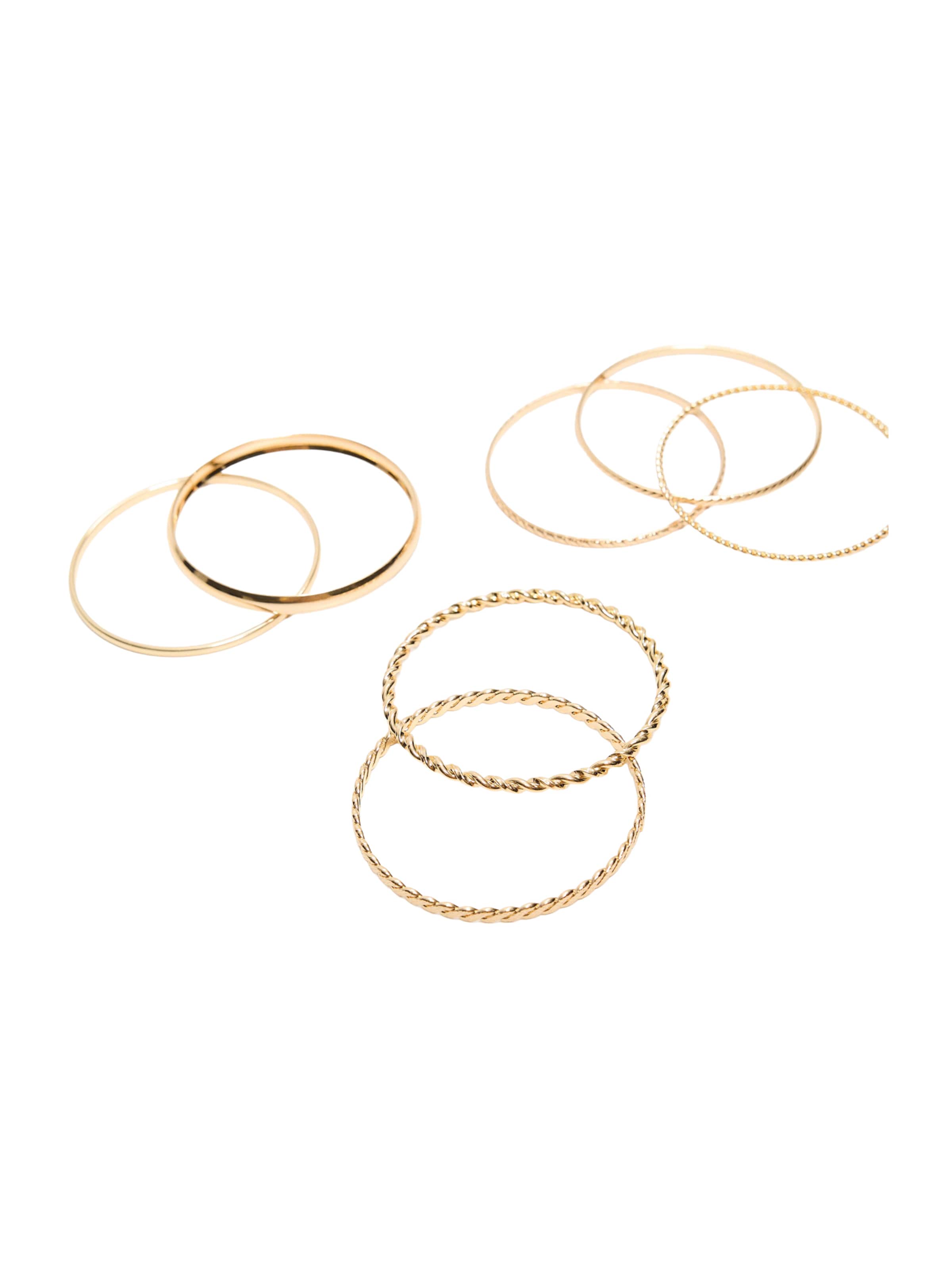 Bershka Bracelet in Gold: front