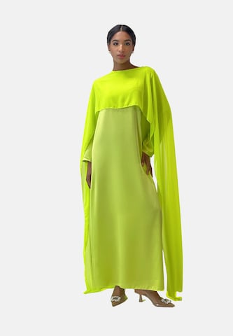 Robe Elara en vert : devant