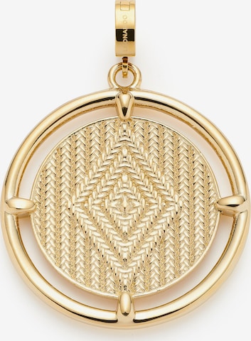 LEONARDO Pendant in Gold: front