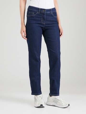 Slimfit Jeans 'Best4me' de la GERRY WEBER pe albastru: față