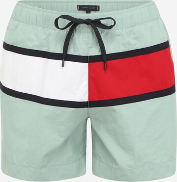 Tommy Hilfiger Underwear Board Shorts in Green: front