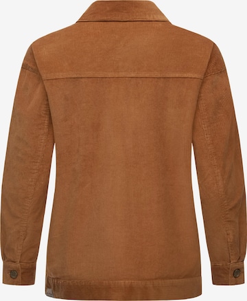 Ragwear Prehodna jakna 'Ennea' | rjava barva