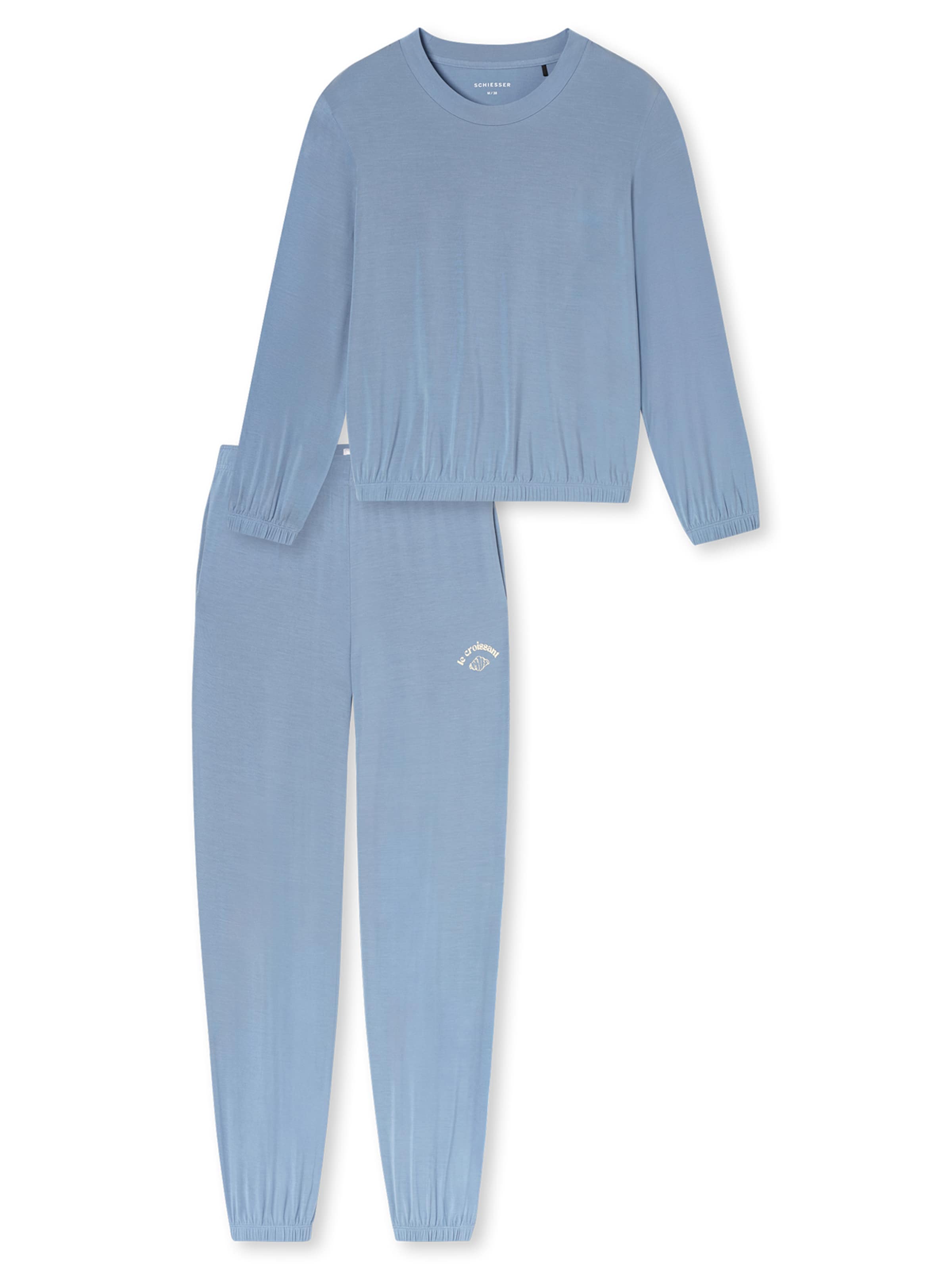 Pyjama ' Casual Fashion ' SCHIESSER en bleu : devant