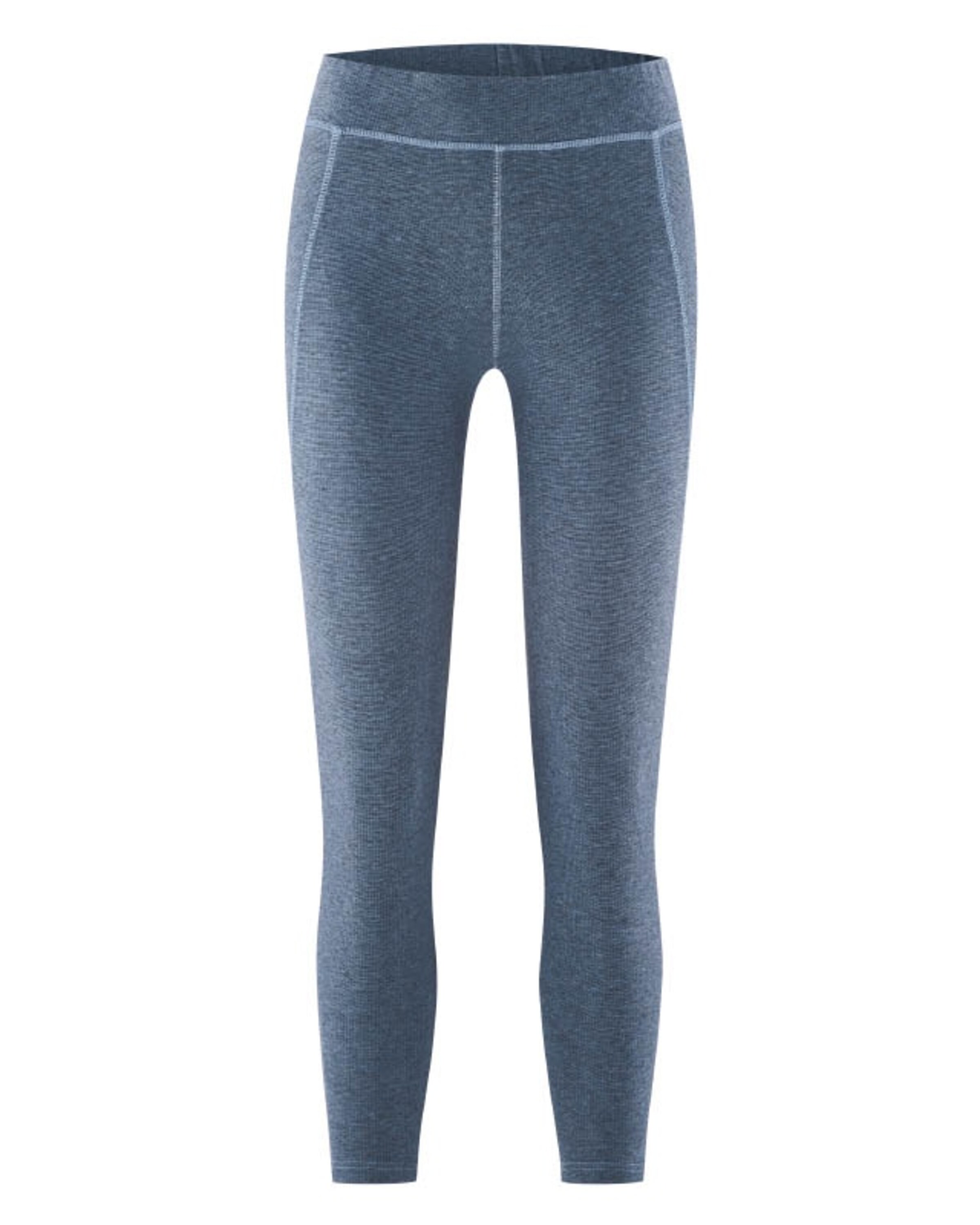 HempAge Skinny Sporthose in Blau: Vorderseite