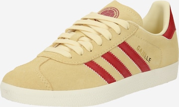 Sneaker low 'GAZELLE' de la ADIDAS ORIGINALS pe galben: față