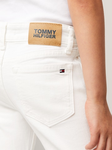 TOMMY HILFIGER Slimfit Jeans 'Nora' in Weiß