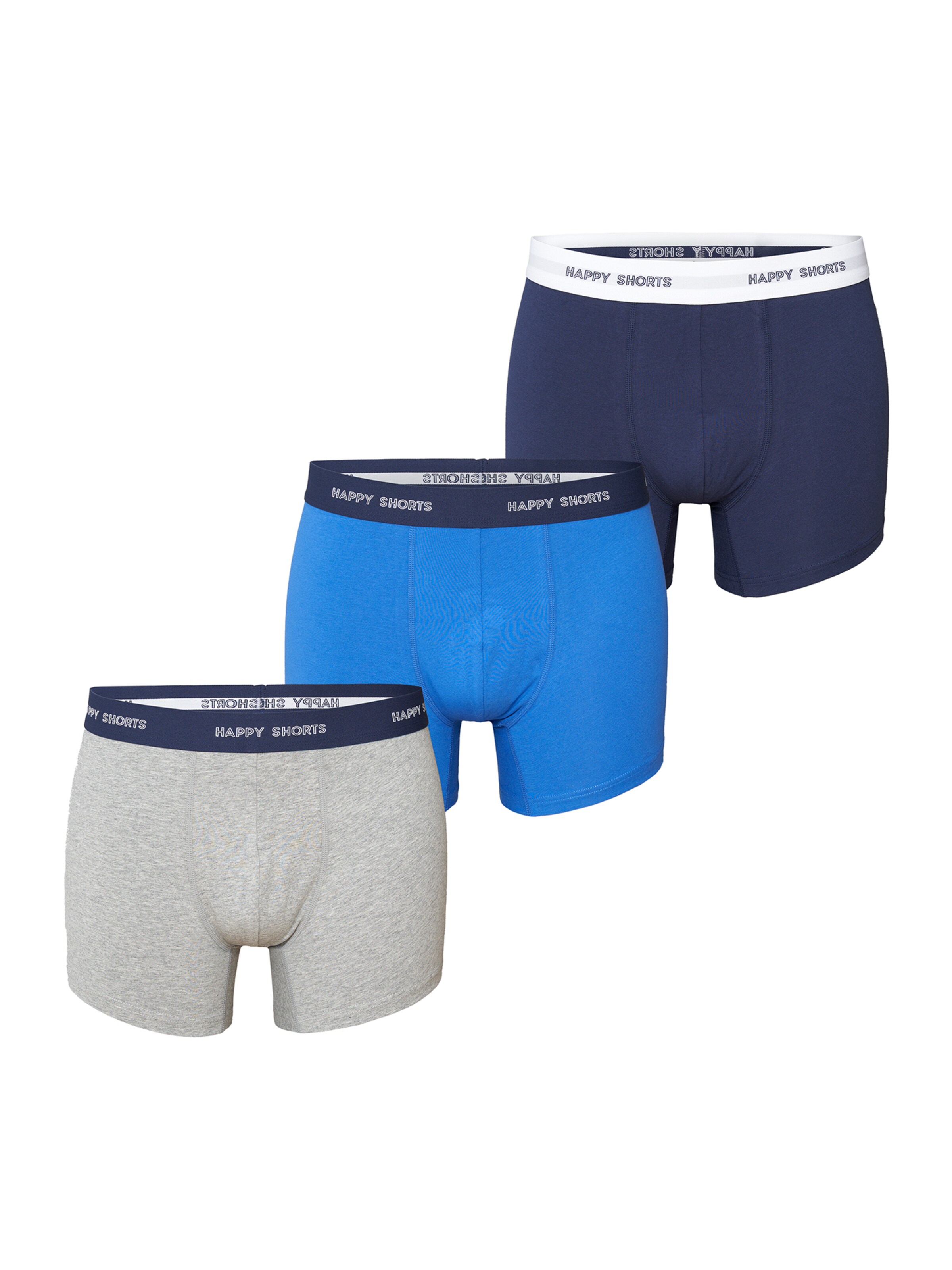 Happy Shorts Boxershorts in Mischfarben: Vorderseite