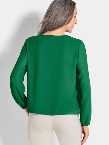 Goldner Bluse in Grün