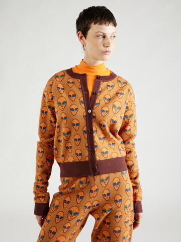 Cardigan Helmstedt en marron : devant