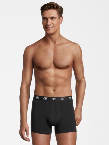 CR7 - Cristiano Ronaldo - Regular Boxers em preto: frente