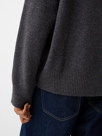 Bershka Sweater in Grey