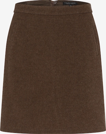 Marie Lund Skirt in Brown: front