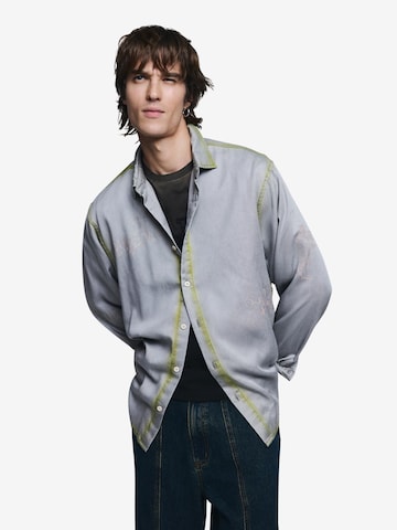 Desigual Regular fit Srajca | siva barva: sprednja stran