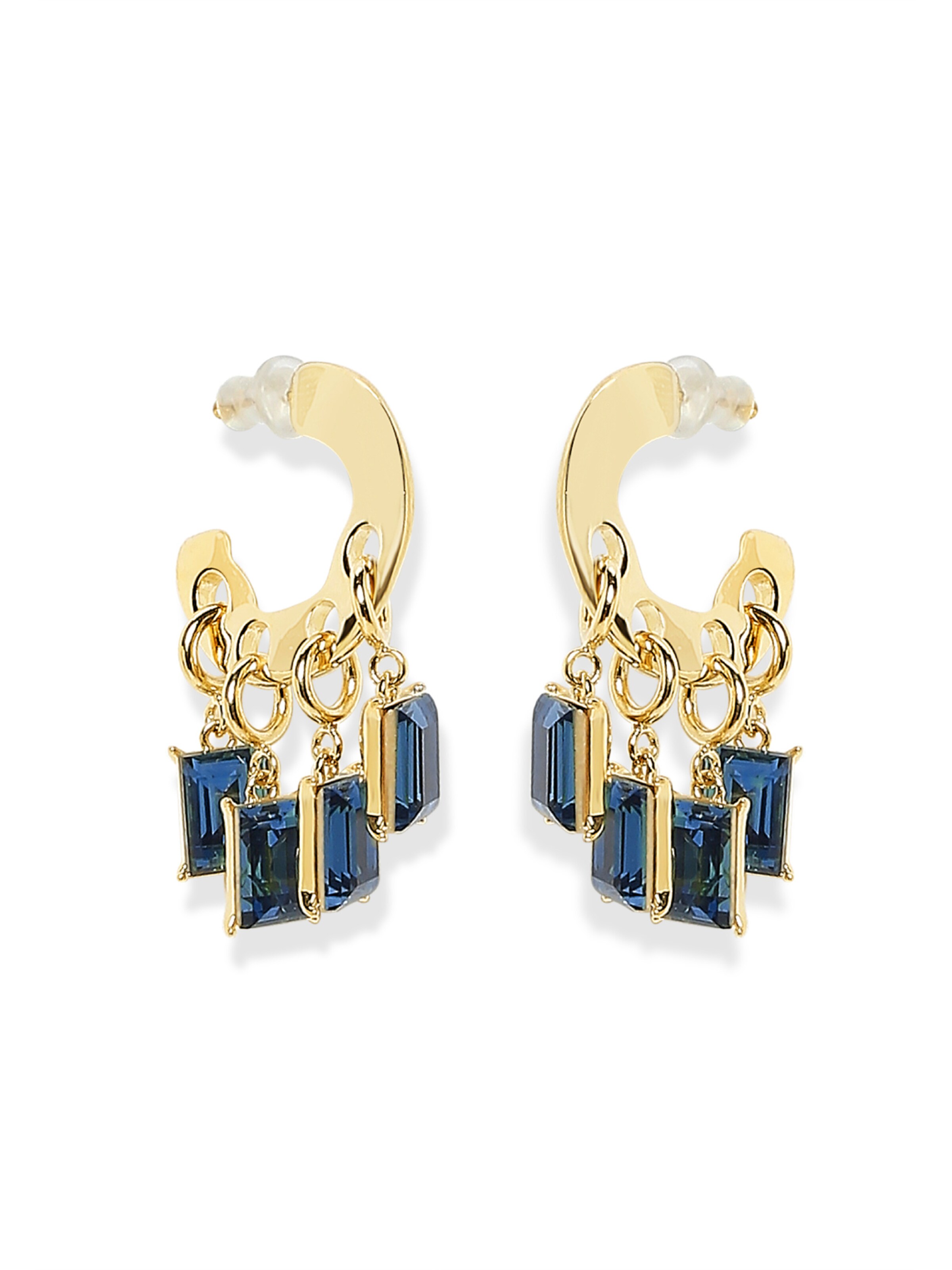 MISH Ohrringe 'Saffron' in Gold: Vorderseite