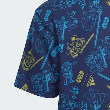 ADIDAS SPORTSWEAR Functioneel shirt 'Adidas x Star Wars Young Jedi' in Blauw