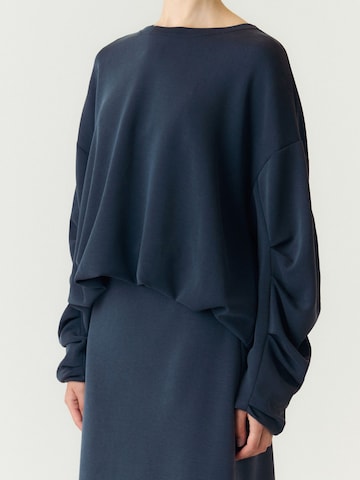 YAS Sweatshirt 'YASCoze' i blå