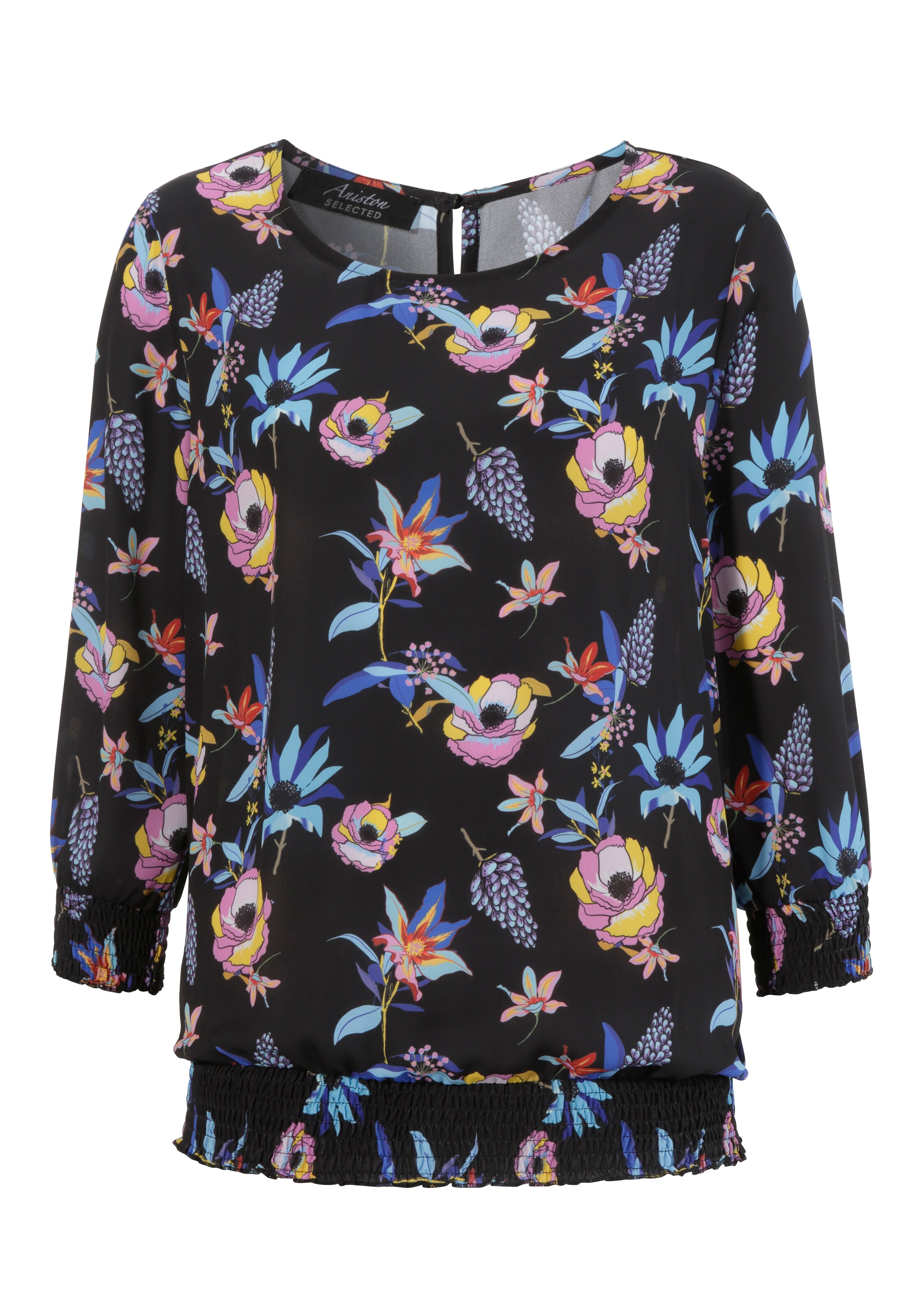 Frauen Große Größen Aniston SELECTED Bluse in Mischfarben - VZ53283 Frauen Große Größen Aniston SELECTED Bluse in Mischfarben - VZ53283