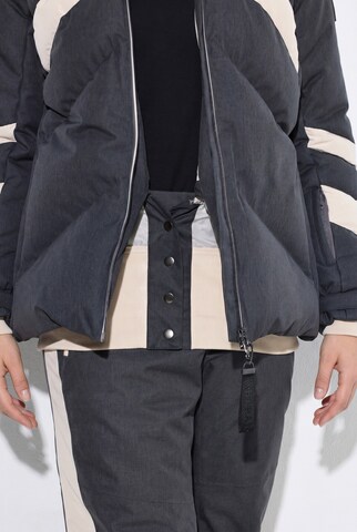 Ulla Popken Weatherproof jacket in Grey