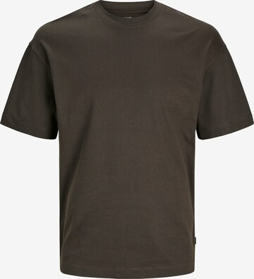 T-Shirt 'Urban Edge' JACK & JONES en marron : devant