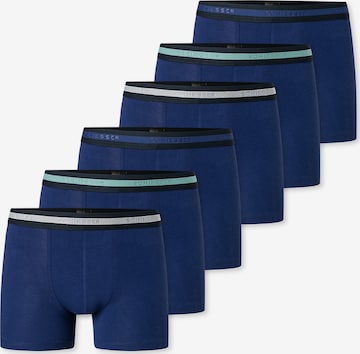 SCHIESSER Underpants ' 95/5 Organic Cotton ' in Blue: front