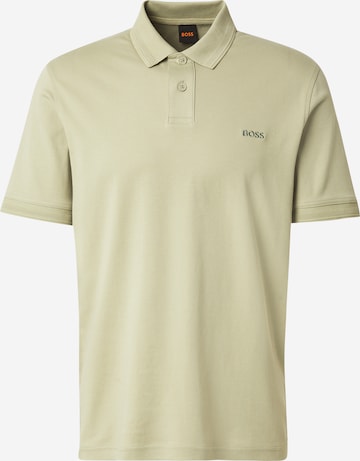 T-Shirt BOSS en vert : devant