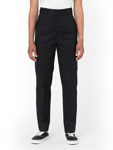 DICKIES Regular Trousers 'Whitford' in Black: front