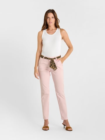 Le Temps Des Cerises Regular Chino in Roze