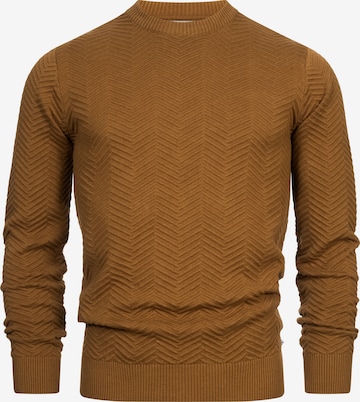 Kronstadt Sweater in Brown: front