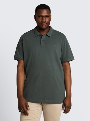 TOM TAILOR Men + Poloshirt in Grün: Vorderseite
