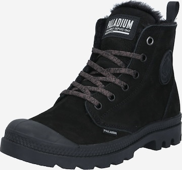 juoda Palladium Suvarstomieji batai 'Pampa': priekis