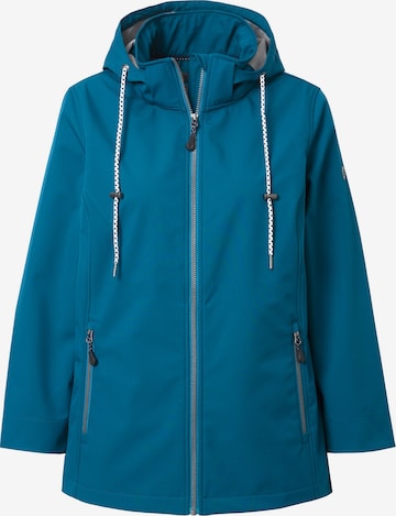 Ulla Popken Übergangsjacke in Blau: Vorderseite