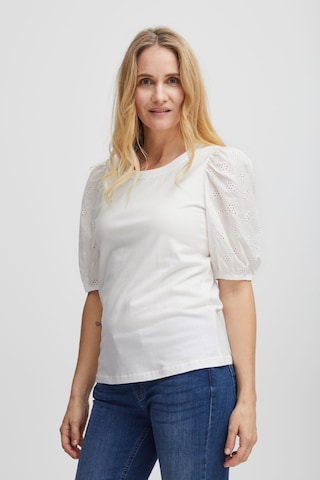 Fransa Shirt 'Frmae' in Wit: voorkant