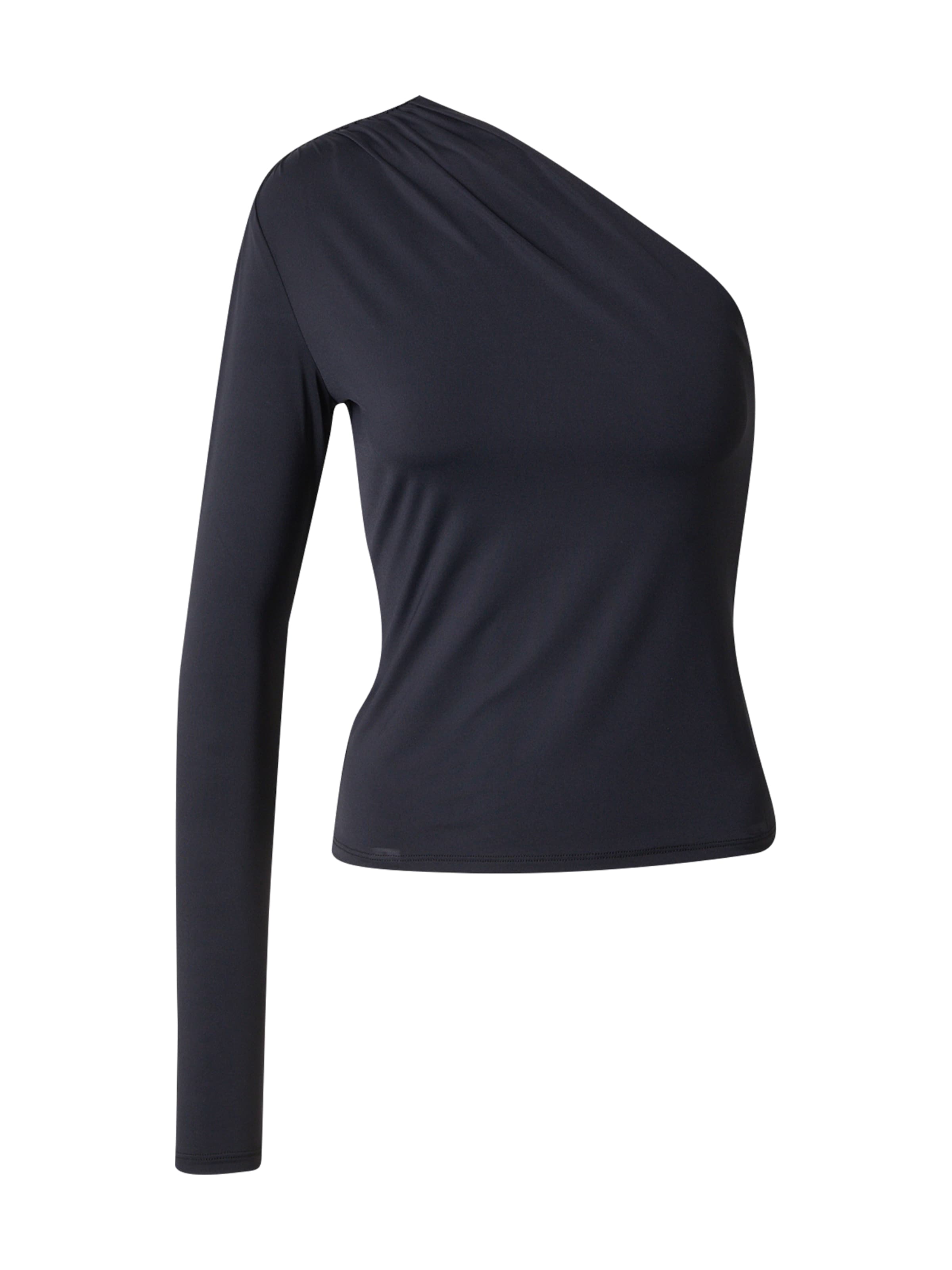 Monki Μπλουζάκι σε μαύρο: μπροστά