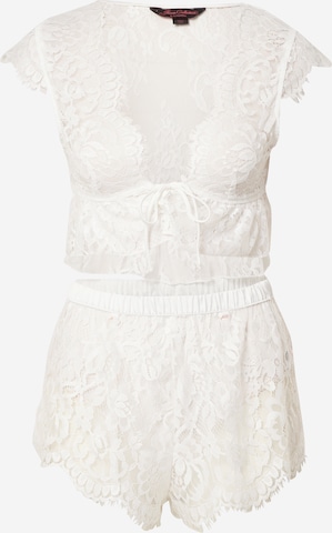 Hunkemöller Pajama 'Arabella' in White: front