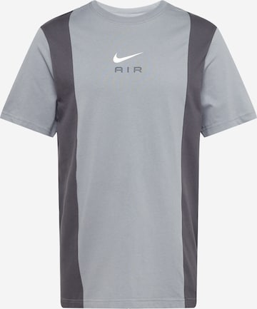 T-Shirt 'AIR' Nike Sportswear en gris : devant