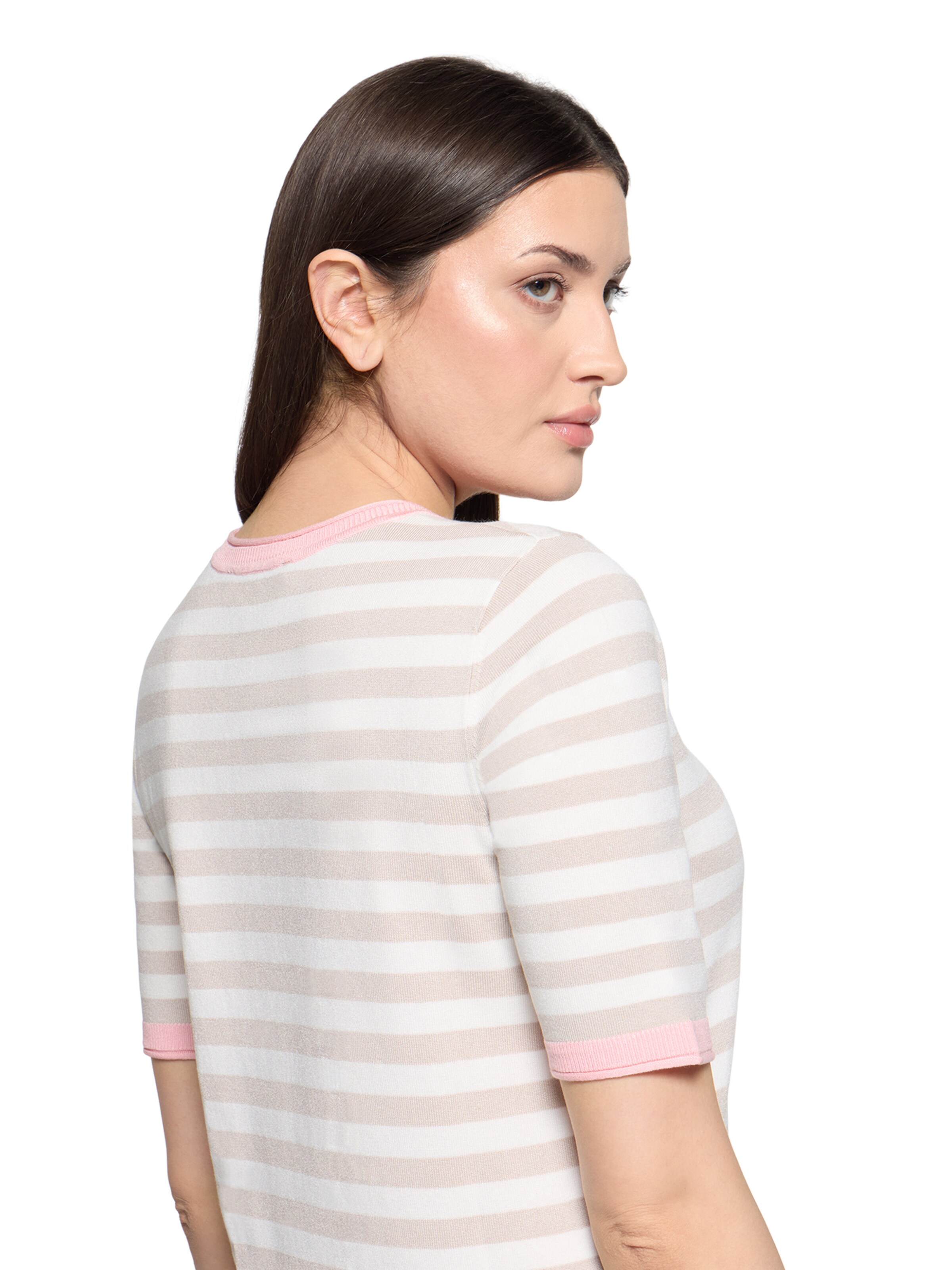 Betty Barclay Basic-Pullover kurzarm in Beige