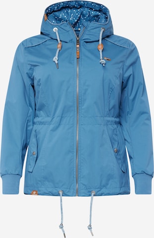 Ragwear Plus Between-Season Jacket in Blue: front