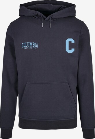 Merchcode Sweatshirt 'Columbia University' in Blue: front
