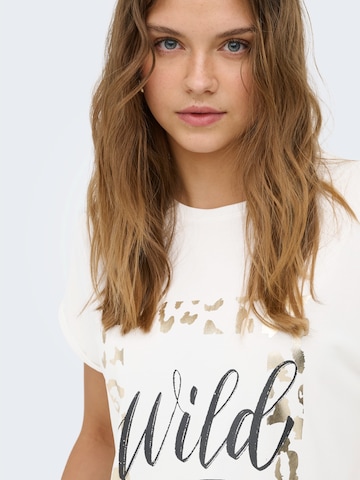 ONLY T-shirt 'ONLFREE NEW' i vit